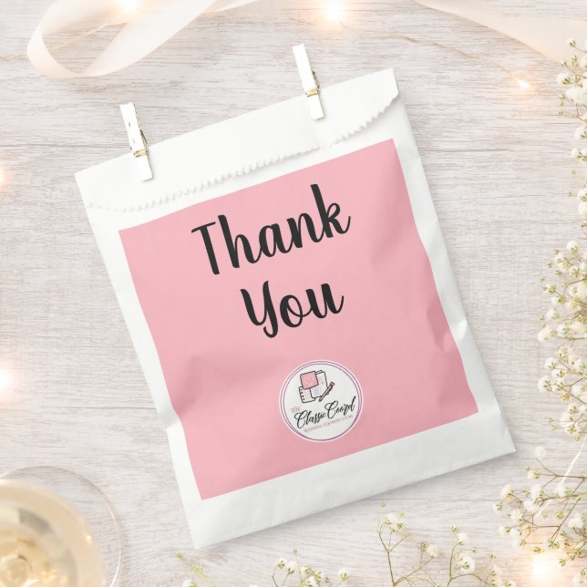 Bolsa De Papel The Classic Coord Favor Bags (Cortado)