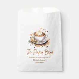 Bolsa De Papel The Perfect Blend Coffee Wedding Couples Shower 