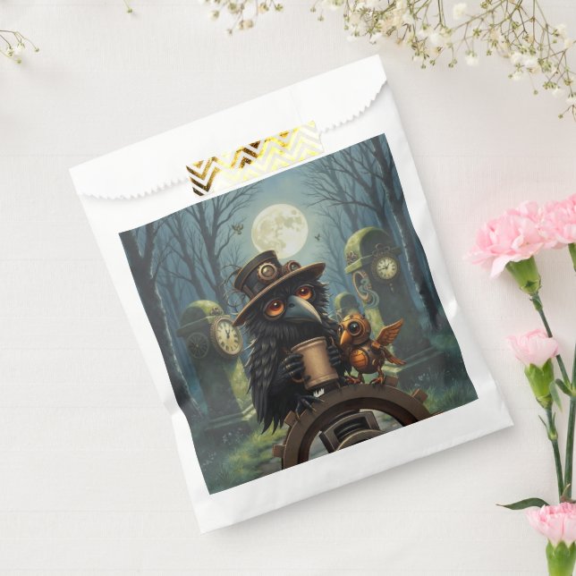 Bolsa De Papel The raven powered by Coffee (Sellado)