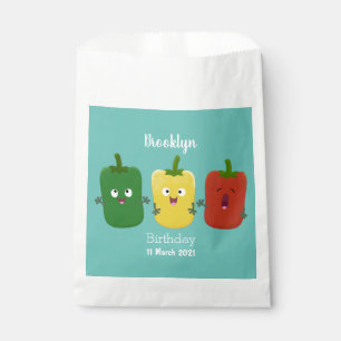 Bolsa De Papel Tía de pimiento picante capsicum trío canto person