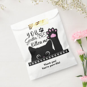 Bolsa De Papel Tienes que ser gatito, cumpleaños, gracias