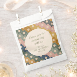 Bolsa De Papel Tierra Boho Vintage Agradecimiento Personalizado p