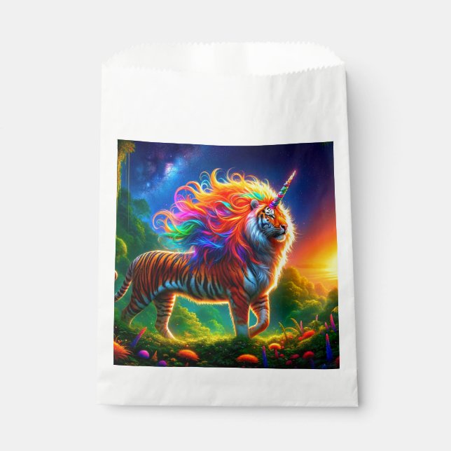 Bolsa De Papel Tiger Unicorn (Anverso)