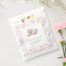 Bolsa De Papel Time for Tea Baby Shower Favor Bag