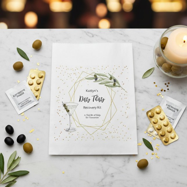 Bolsa De Papel Tini Bit Of Fun Martini Soirée Recovery Kit (Subido por el creador)