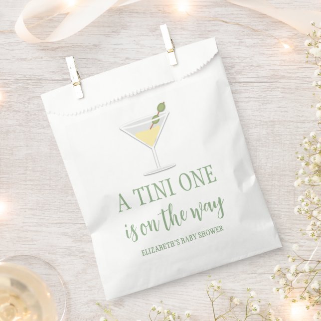 Bolsa De Papel Tini One Baby Shower (Cortado)