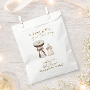 Bolsa De Papel Tini One On The Way Espresso Martini Baby Shower
