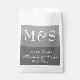 Bolsa De Papel Tinta gris moderna script