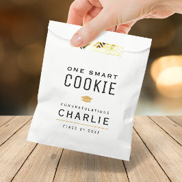Bolsa De Papel Tipografía moderna Una graduación de cookie inteli
