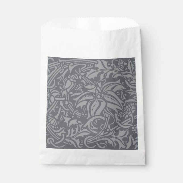 Bolsa De Papel Tistle escocés Knot William Morris Style (Anverso)