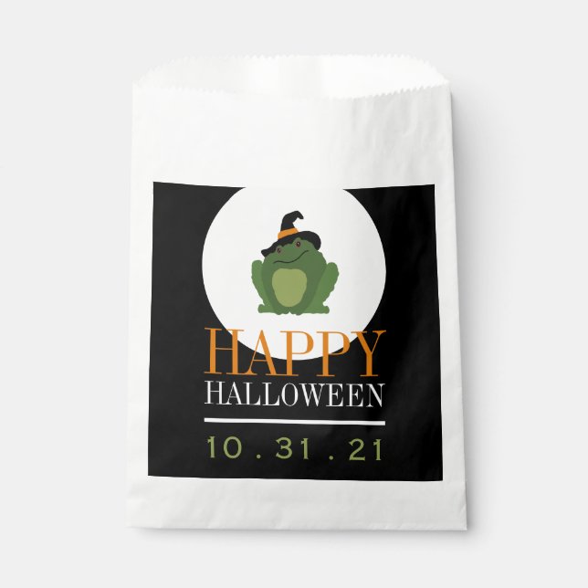 Bolsa De Papel Toad de bruja suave, Halloween (Anverso)