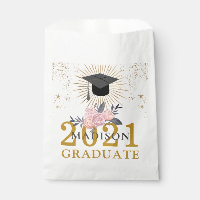 Bolsa De Papel Toallas del Partido de Graduación (Anverso)