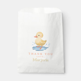 Bolsa De Papel Toddlers Cute Farm Duck Birthday Favor