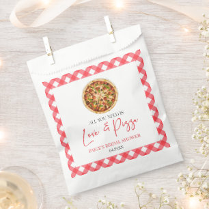 Bolsa De Papel Todo lo que necesitas es amor y ducha de novias pi