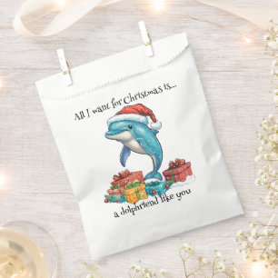 Bolsa De Papel Todo lo que quiero para los Navidades es un muñeco