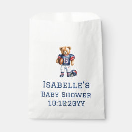 Bolsa De Papel Torneo de Teddy Bear Baby Shower