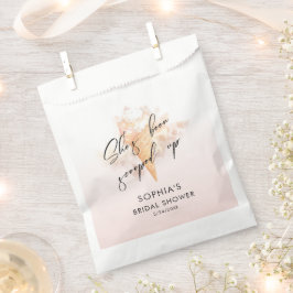 Bolsa De Papel Torta de helado de agua rosa en la despedida de so