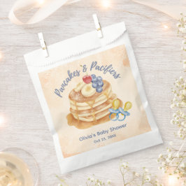 Bolsa De Papel Tortitas de frutas y chupetes de cuadros Baby Show