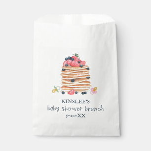 Bolsa De Papel Tortitas y Pacificadores Baby Shower Brunch