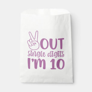 Bolsa De Papel ¡Tranquilidad, solo dígitos, tengo 10 años!