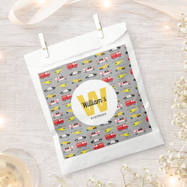 Bolsa De Papel Transporte Personalizado De Vehículos De Emergenci (Cortado)