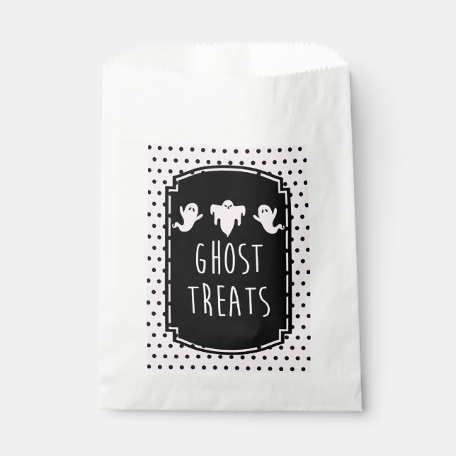 Bolsa De Papel Tratamientos de fantasma de cumpleaños para Chicas (Anverso)