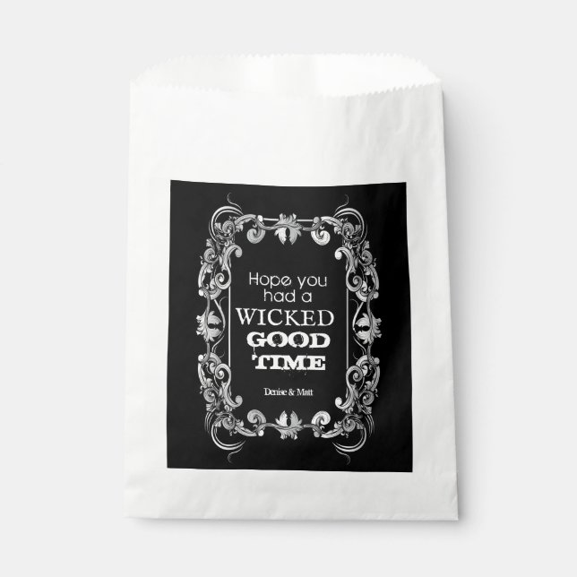 Bolsa De Papel Tratamientos de Halloween (Anverso)