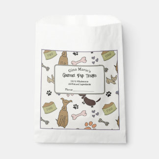 Bolsa De Papel Tratamientos de perro con leche
