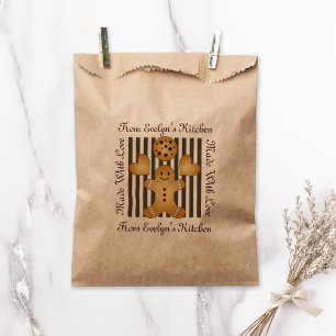 Bolsa De Papel Trato casero de galletas de galletas de pan de jen