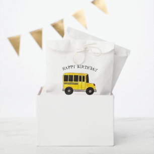 Bolsa De Papel Trato de clase de aulas escolares amarillas feliz