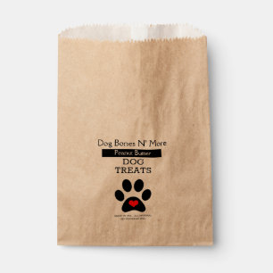 Bolsa De Papel Trato de perro casero