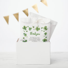 Bolsa De Papel Trébol | Agradecimiento de Baby Shower