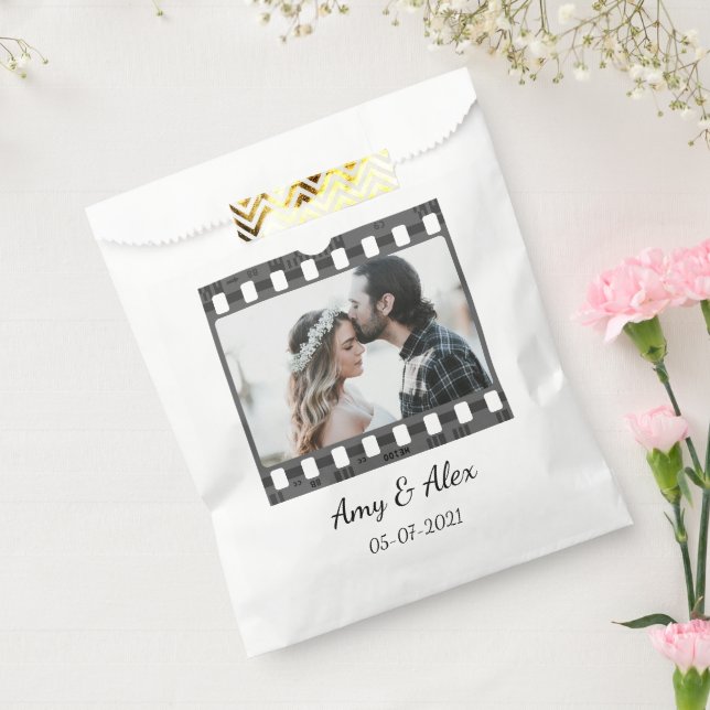 Bolsa De Papel Trendy Film Reel Movie Personalizado Picture Frame (Sellado)