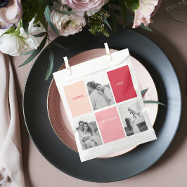 Bolsa De Papel Tres fotos | Feliz Día de San Valentín