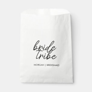 Bolsa De Papel Tribuna de novias Bachelorette Bridesmaid Modern