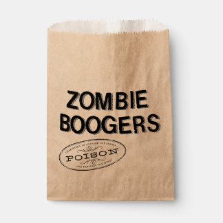 Bolsa De Papel Trick de zombi Boogers o traza bolsa de favores