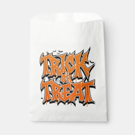 Bolsa De Papel Trick Or Treat Graffiti