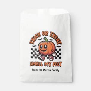 Bolsa De Papel Trick or Treat Huele Mis Pies Halloween