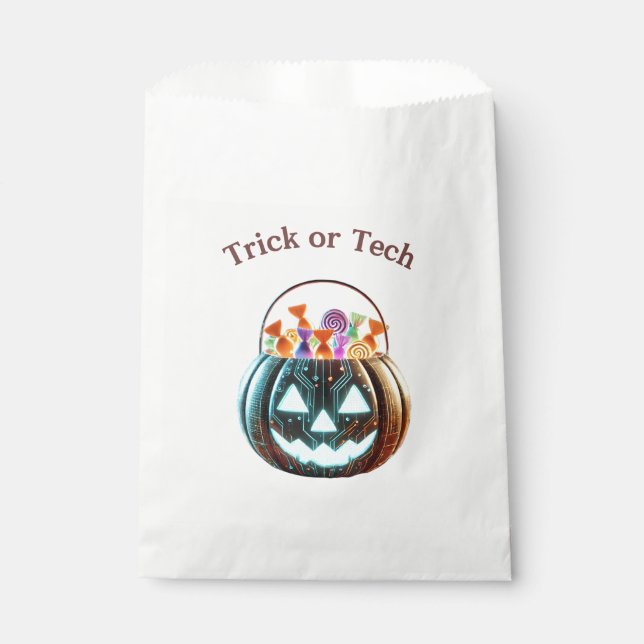 Bolsa De Papel Truco o tecnología: Tratamientos futuristas (Anverso)