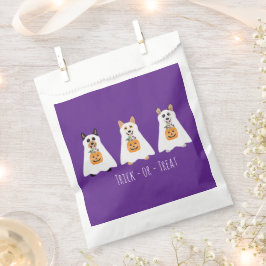 Bolsa De Papel Truco O Tratamiento Corgi Ghost Dogs Halloween