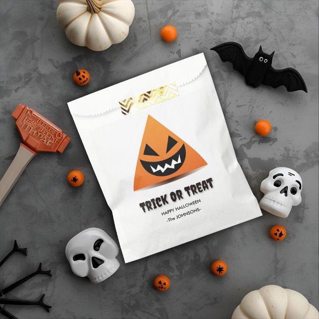 Bolsa De Papel Truco o trato de Halloween - Cara de miedo Persona (Subido por el creador)