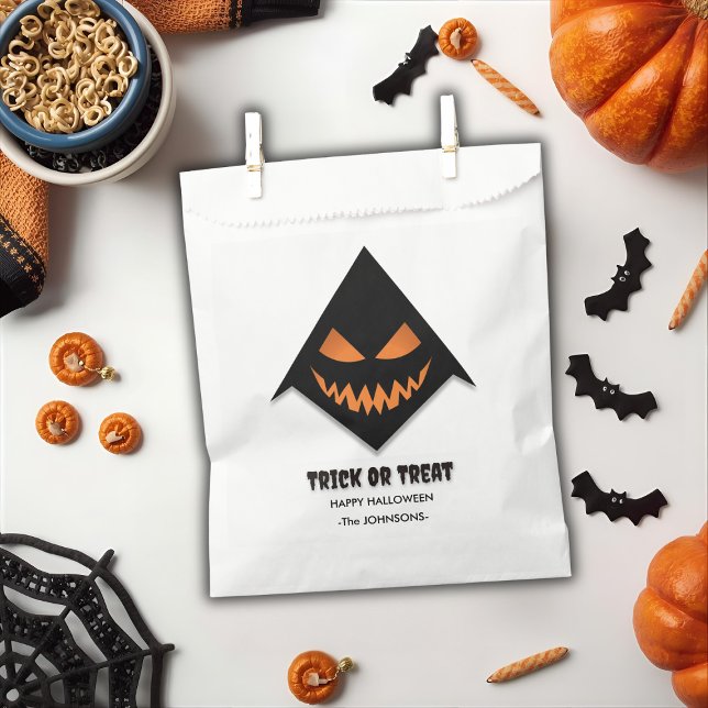 Bolsa De Papel Truco o trato de Halloween - Cara de miedo Persona (Subido por el creador)