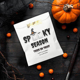 Bolsa De Papel Truco o trato de Halloween - Fantasmas de temporad