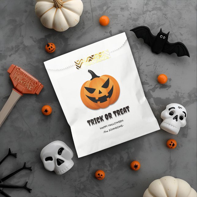 Bolsa De Papel Truco o truco de Halloween - linternas de los Pers (Subido por el creador)