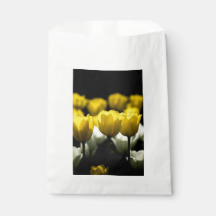 Bolsa De Papel Tulipanes Amarillos Y Blancos