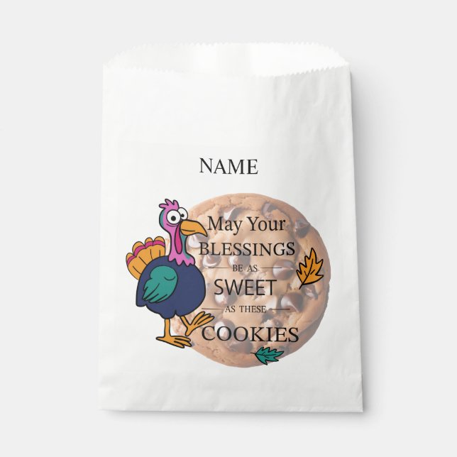 Bolsa De Papel Turquía Cookie Sleeve (Anverso)