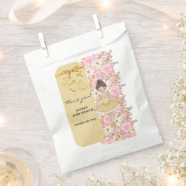 Bolsa De Papel Tutu Ballerina Butterflies Baby Shower