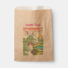 Bolsa De Papel TYRANNOSAURUS T-REX EASTER BUNNY FAVOR BAGS Dino