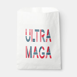 Bolsa De Papel Ultra MAGA Trump Patriótico Republicano Conservado