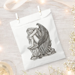 Bolsa De Papel Un ángel dormido en la piedra
